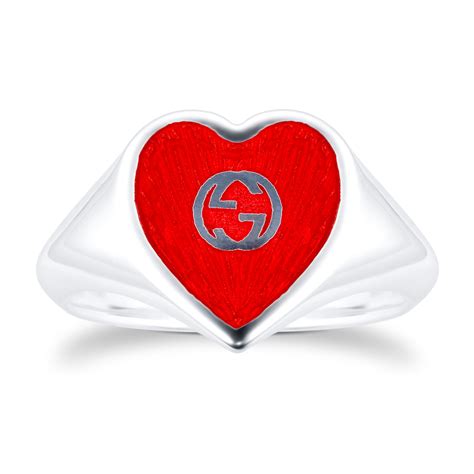 cross and heart ring from gucci|gucci heart ring review.